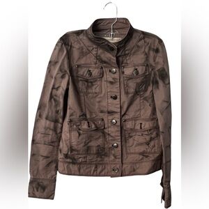BKE Utility Jacket in Rich Brown